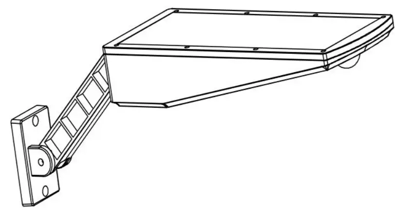 GEFENSI 900LM 48 LED Motion Sensor Solar Light