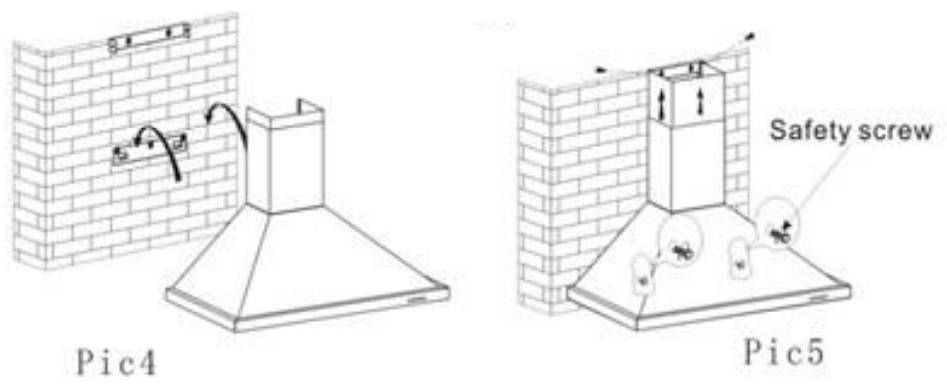HOOVER HCE160N 1 Wall Mounted Cooker Hood - FIGURE 9