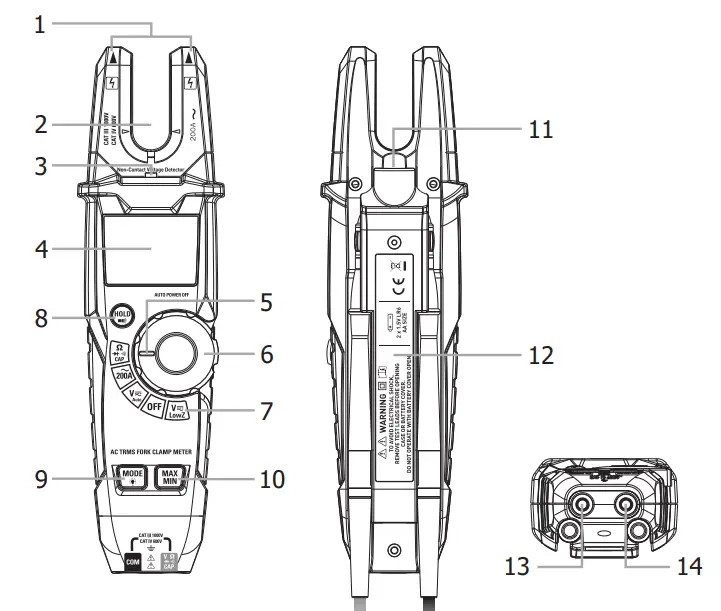 MAJOR-TECH-MT715-AC-TRMS-Open-Jaw-Clamp-Meter-FIG-1