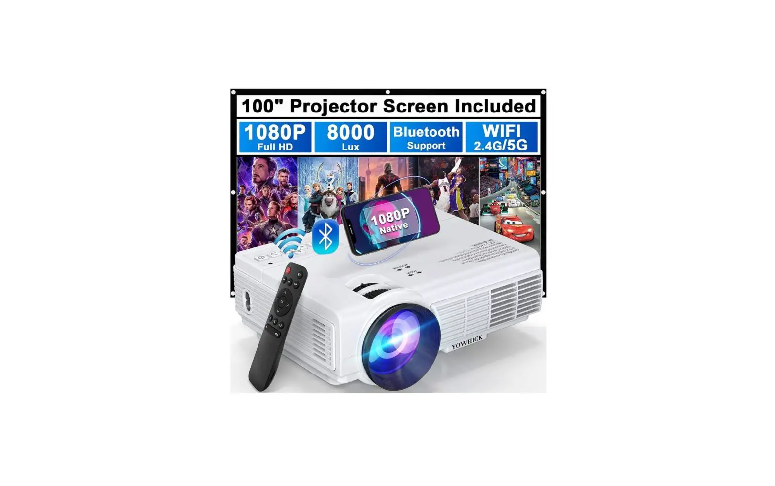 Yowhick Movie Projector User Manual Yowhick Movie Projector User Manual