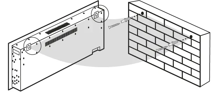 bewello BW2024 Electric Wall Fireplace fig 3