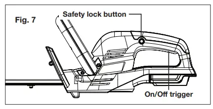 SUNJOE-24V-HT22-CT-RM-Cordless-Hedge-Trimmer-Instruction-FIG-11