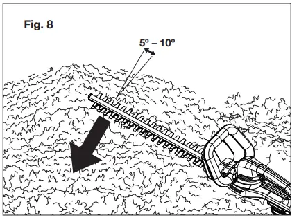 SUNJOE-24V-HT22-CT-RM-Cordless-Hedge-Trimmer-Instruction-FIG-12