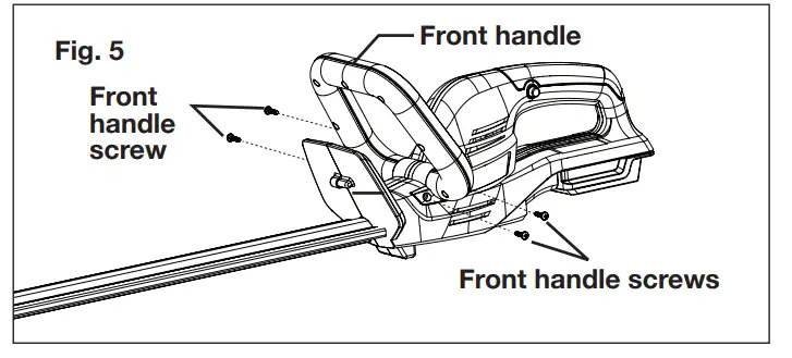 SUNJOE-24V-HT22-CT-RM-Cordless-Hedge-Trimmer-Instruction-FIG-9