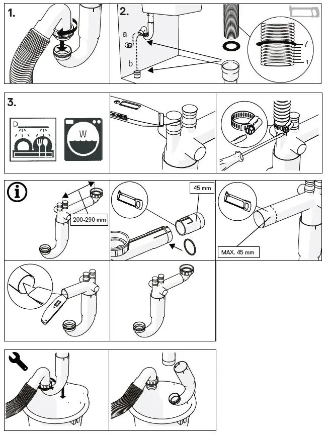 onninen EN274 Kitchen Water Trap-2