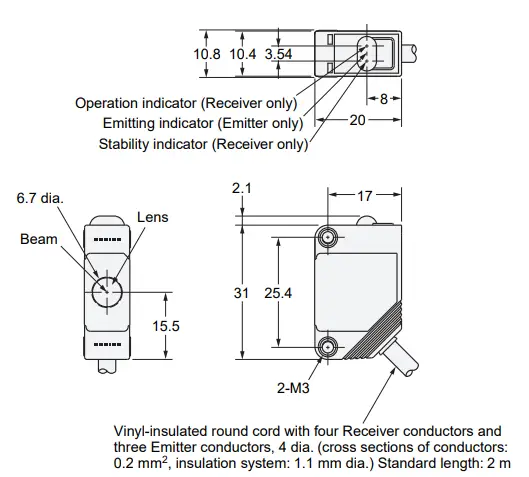 OMRON E3ZS Single Beam Safety Sensor-fig12