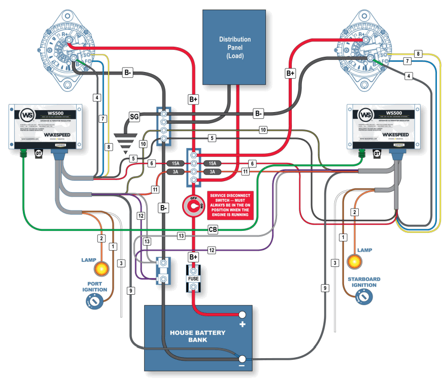 WS500 Alternator Regulator - 6