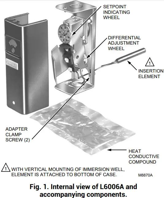 resideo L6006A Aquastat Controller -Fill the system