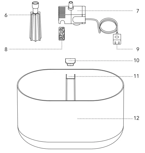 PETLIBRO PLWF002 Capsule Automatic Pet Water Fountain - 1