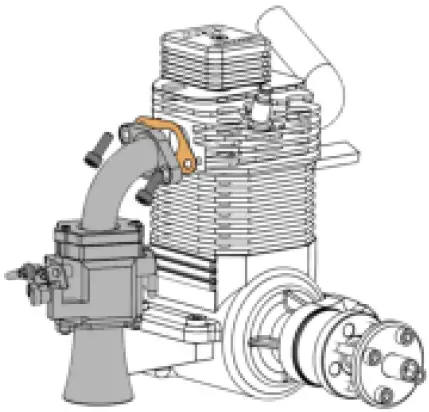 ROTOmotor ROTO 35 FS Four Stroke RC Plane Engine 02