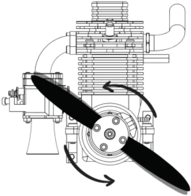ROTOmotor ROTO 35 FS Four Stroke RC Plane Engine 10