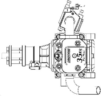 ROTOmotor ROTO 35 FS Four Stroke RC Plane Engine 13