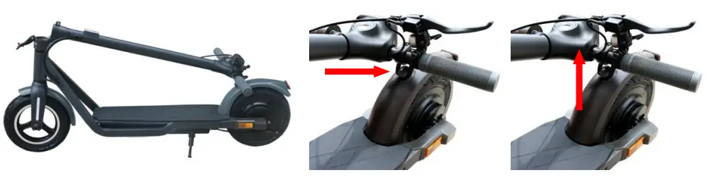 Unfolding the scooter