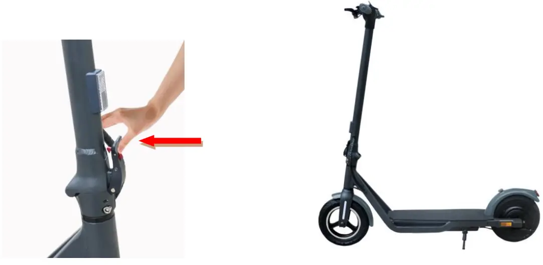 Unfolding the scooter