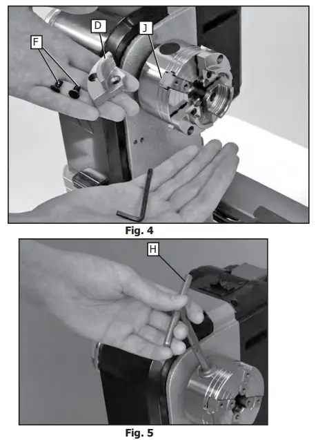 DELTA Reversible Woodturning Chuck - fig 3
