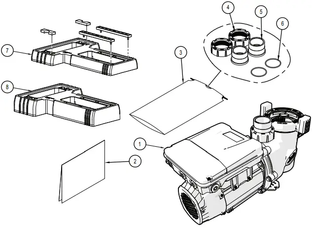 Jandy VSFHP185DV2A Variable-Speed Pool Pumps - Fig 2