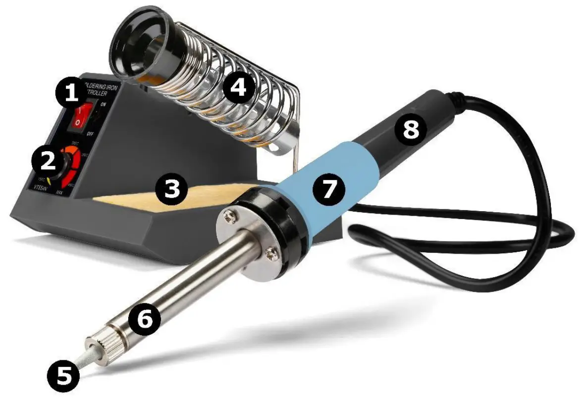 velleman VTSS4NSET Soldering Station Kit with Adjustable Temperature - FIG 1