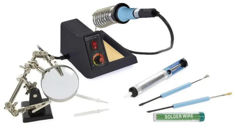 velleman VTSS4NSET Soldering Station Kit with Adjustable Temperature