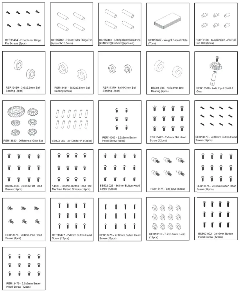 REDCAT LRH285 Designer Show Kit - fig 6