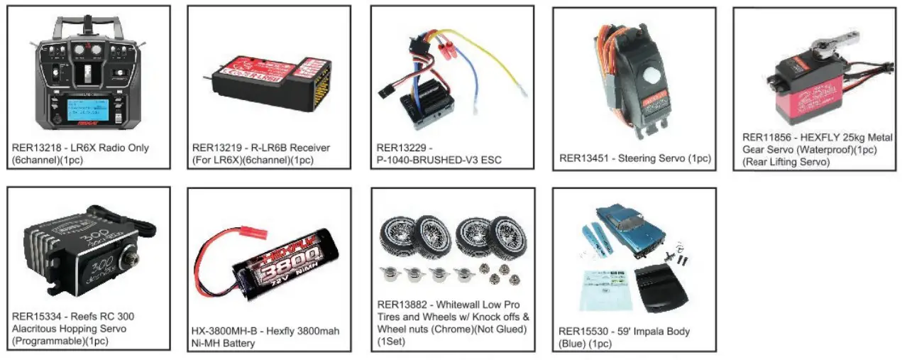 REDCAT LRH285 Designer Show Kit - fig 7