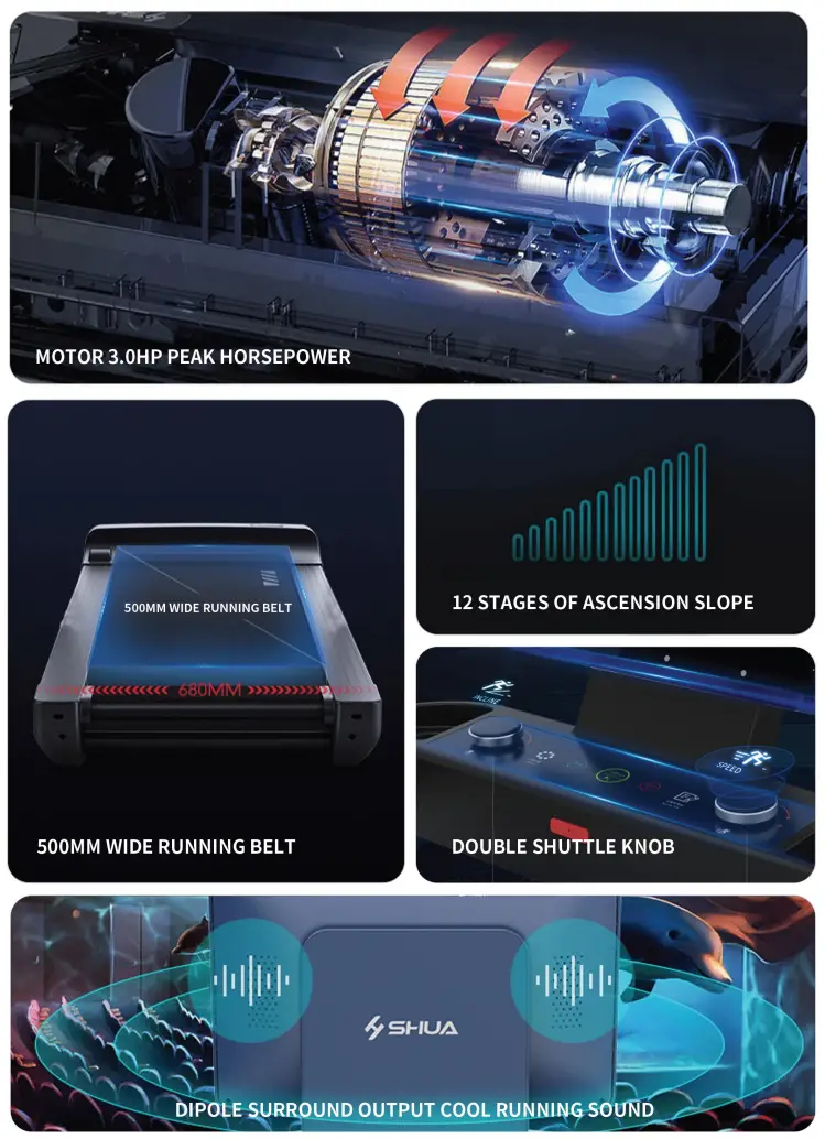 SHUA SH T599 Semi Commerical Premium Treadmill-fig5