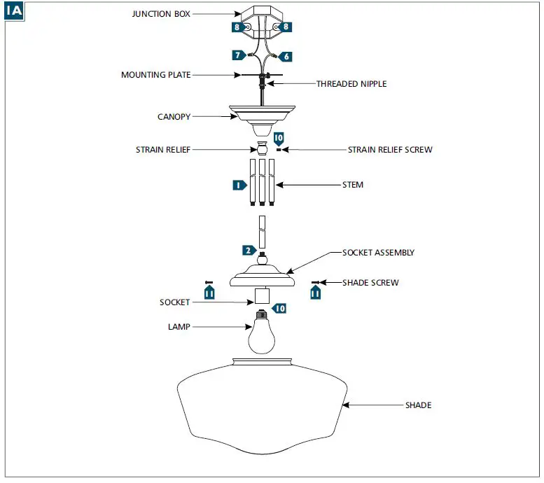 Sea Gull Lighting-65439-Academy-Pendant-Extra-Large-1