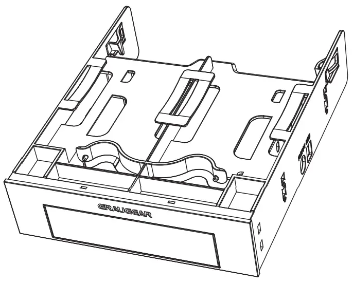 GRAUGEAR G-CV-235T525 5.25 Inch Mounting Frame -