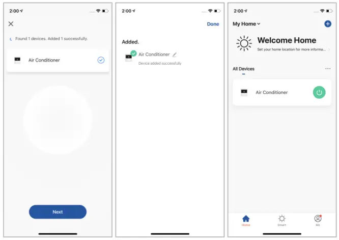 Add Device Through Network