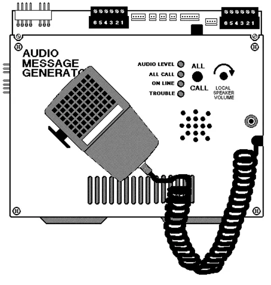 NOTIFIER AFP1010 Fire Alarm Control Panel - Audio Message Generator