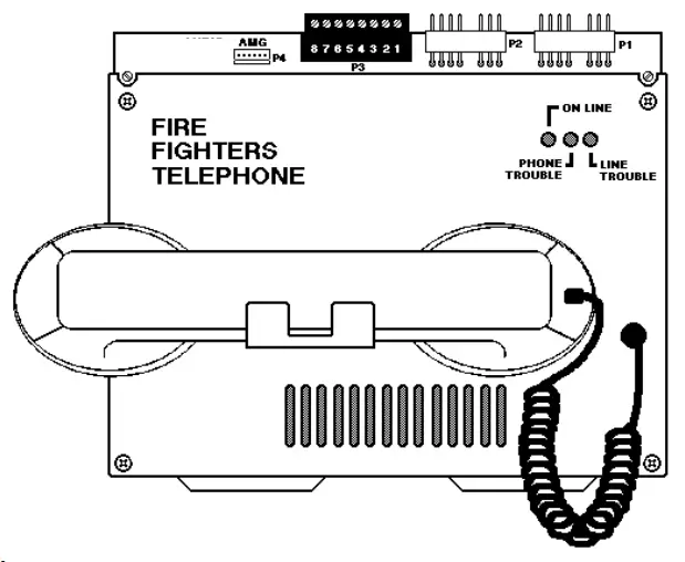 NOTIFIER AFP1010 Fire Alarm Control Panel - Fire Fighters Telephone 1