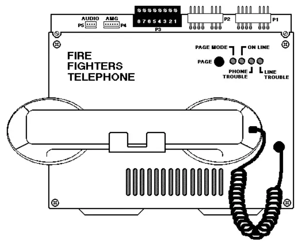 NOTIFIER AFP1010 Fire Alarm Control Panel - Fire Fighters Telephone