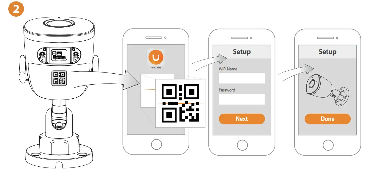 imou F22A 1080P HD IP67 Weatherproof Camera - 2