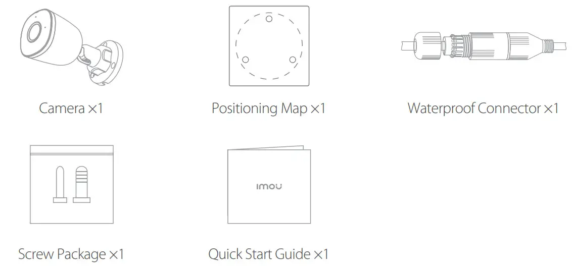 imou F22A 1080P HD IP67 Weatherproof Camera - Package