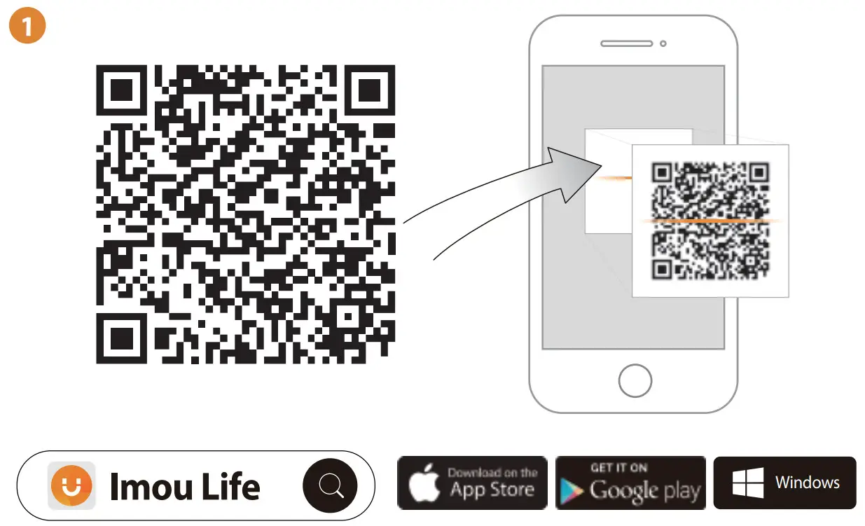 imou F22A 1080P HD IP67 Weatherproof Camera - Qr 1