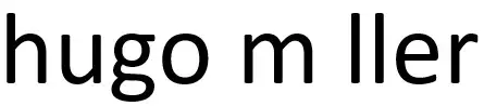 hugo m ller logo