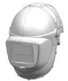 CleanAIR CNA-030-R07 CA-40 Safety Helmet - welding shield