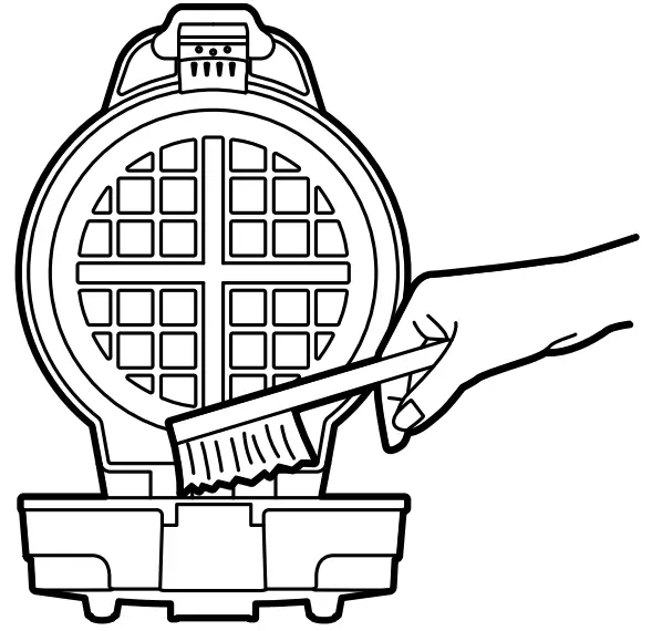 CHEFMAN Anti-Overflow WAFFLE Maker -FIG 10