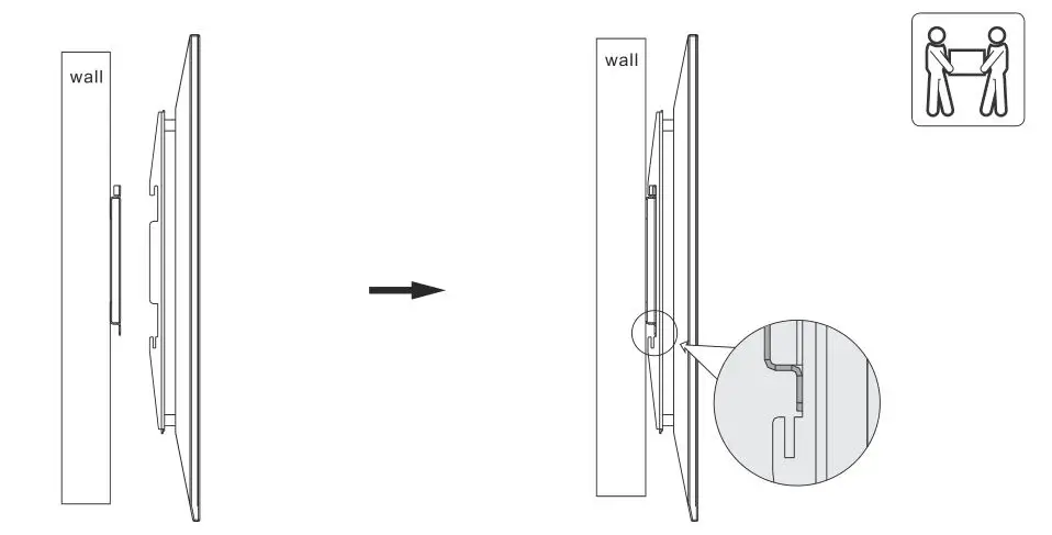 EZYmount SLT-800 TV Wall Mount - Hang TV on the Wall Plate