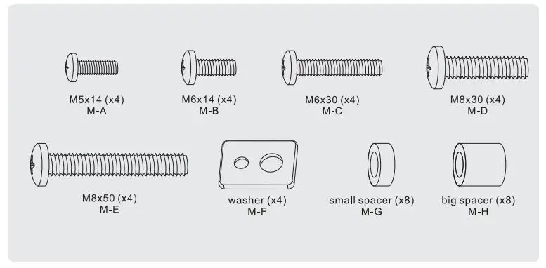 EZYmount SLT-800 TV Wall Mount - Package M
