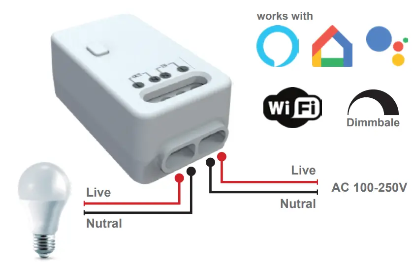 ENER-J Wireless Switch Receiver Controller K10R- Combination Method