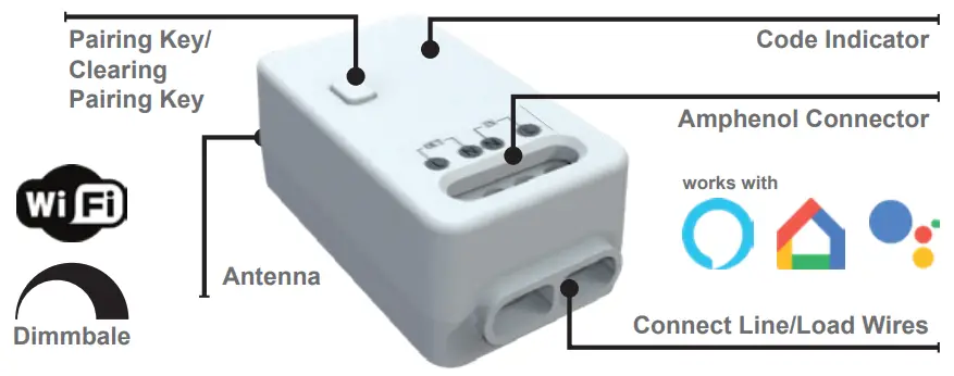 ENER-J Wireless Switch Receiver Controller K10R- Wi-Fi Receiver