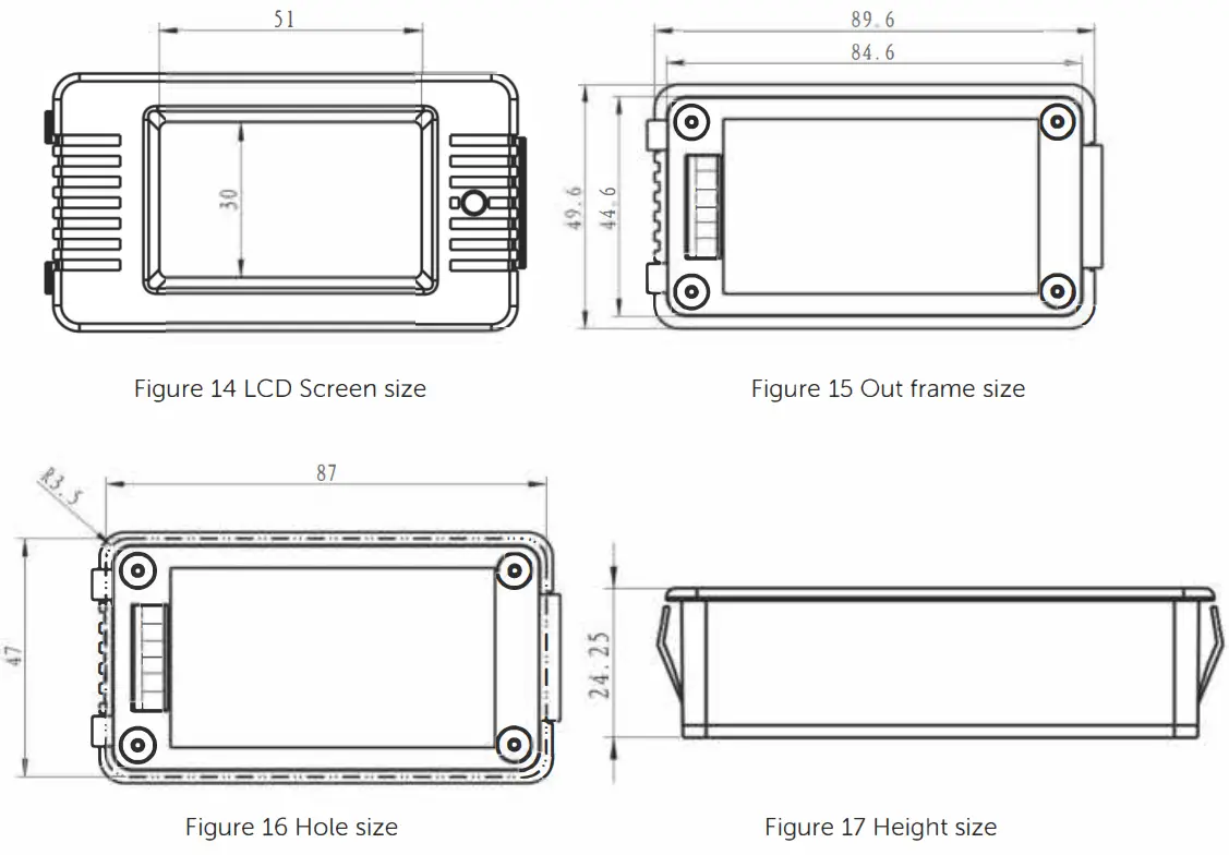 POWERTECH DC Battery Meter with External Shunt - FIGURE 10