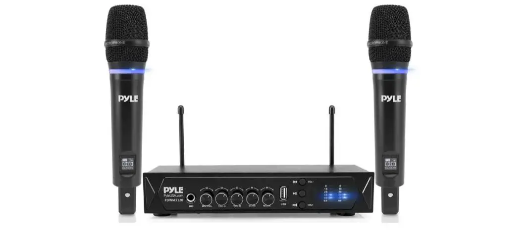 Pyle Pdwm2122 Home And Office Uhf Wireless Microphone System User Manual