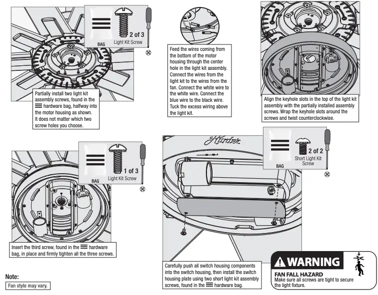 Assembling the LIght Kit