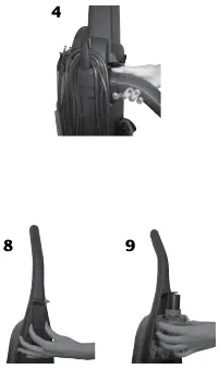 Attach vacuum hose and tools