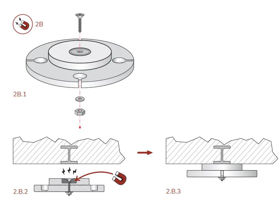 ecler Lightweight Ecological Absorbent LEA Installation Guide - Magnetic fixation