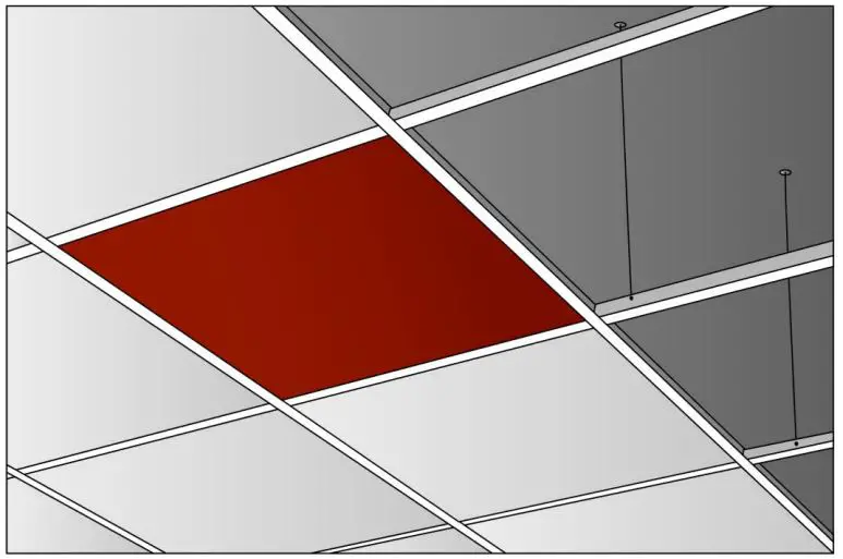 ecler Lightweight Ecological Absorbent LEA Installation Guide - Make sure the panels are well placed in the false ceiling structure