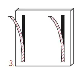 ecler Lightweight Ecological Absorbent LEA Installation Guide - Remove the protective film from the strips, exposing the adhesive