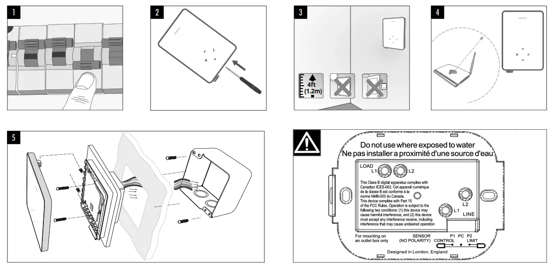 LATICRETE 0802 0404 T Strata Heat Wi Fi Thermostat - fig