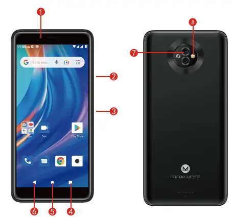 maxwest nitro55c Smart Phone - fig1